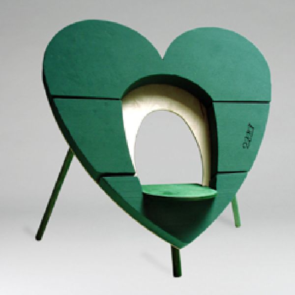 Oasis® Bioline® GRÜN 11-07305 Urnenherz 60x60x5,5cm