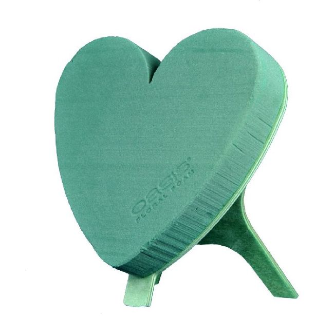 Oasis® Bioline® GRÜN    11-07457 Herz Sissy 23x21x6cm