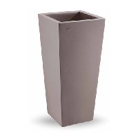 Pflanztopf Genesis m.Einsatz TAUPE 31xH70cm eckig