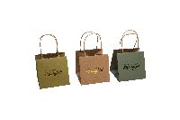 Papiertasche wasserfest natur-grün-hellgrün 23pxn06 10,5x10,5cm KLITZEKLEINE KLEIN